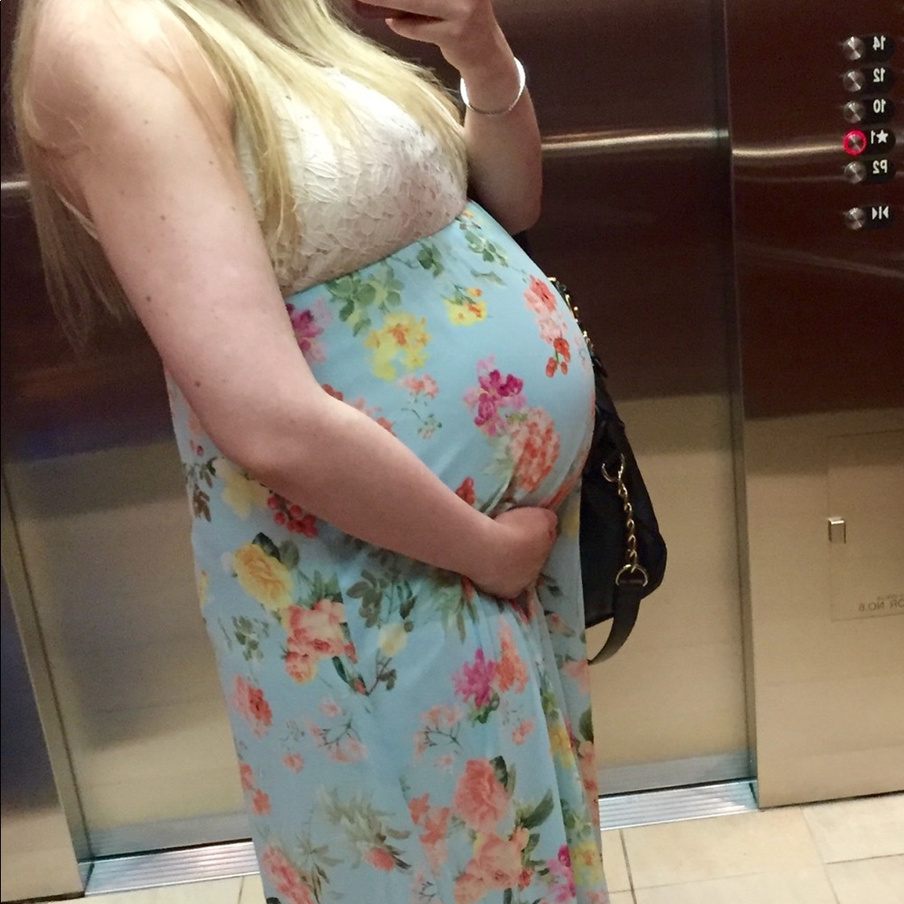 Maternity Pinkblush maxi dress